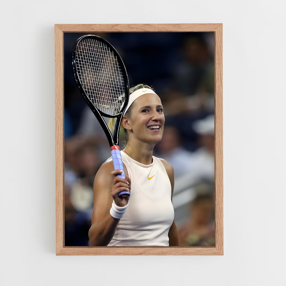 Poster Victoria azarenka communicatif – affiche Tennis (vue 4)